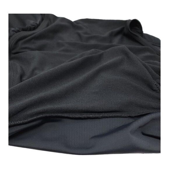 Jantzen Solid Surplice One Piece Swimsuit PLUS Size 18W Slimming Wrap Swim - Picture 5 of 13